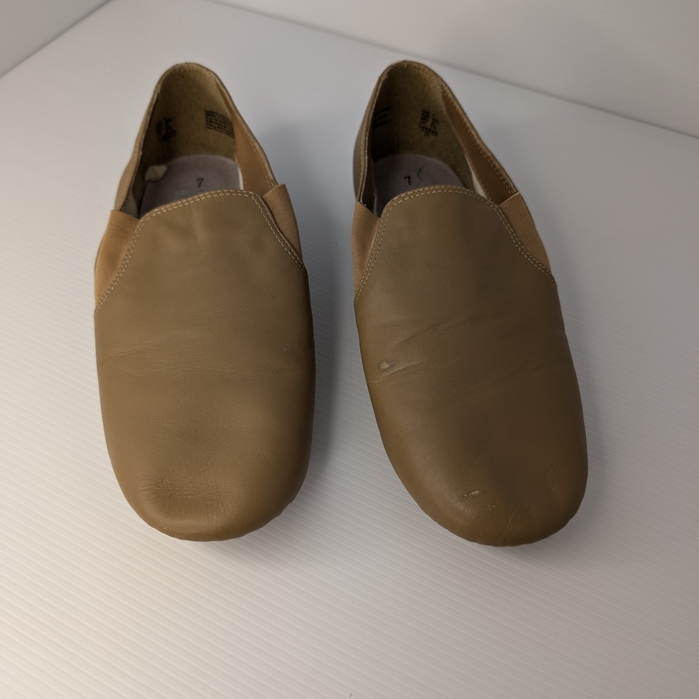 Jazz Shoes Tan Slip On Size 7 American Ballet Theatre